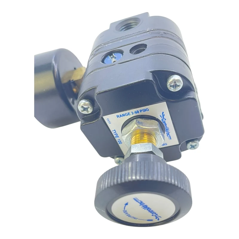 ControlAir Druckregler Typ 100 mit Manometer und Einstellknopf für Industrie