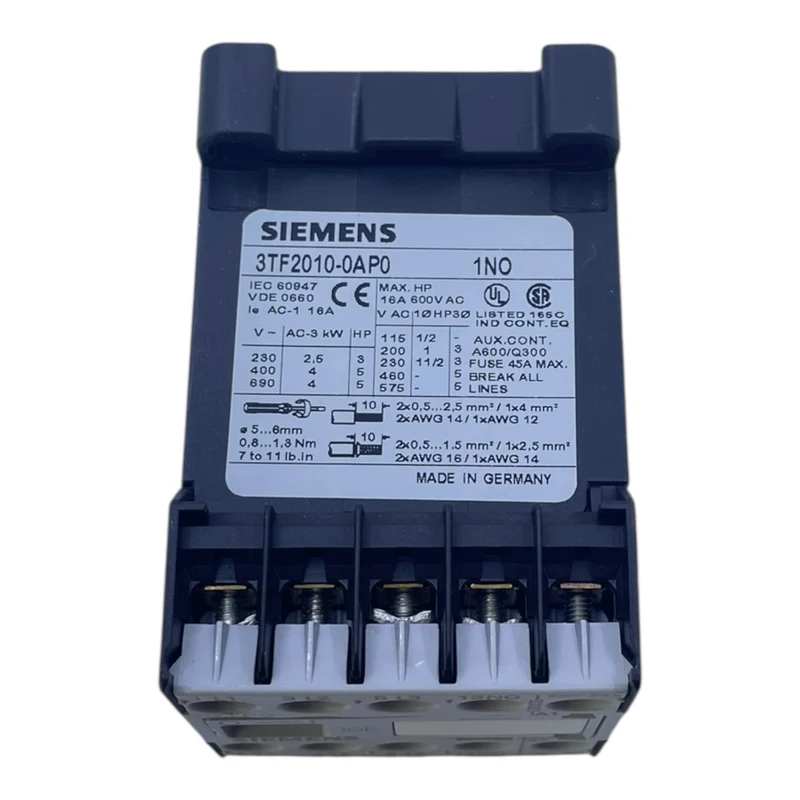 Siemens Schütz 230V 3TF20-10-0AP0 Schütz von Siemens für die Industrie