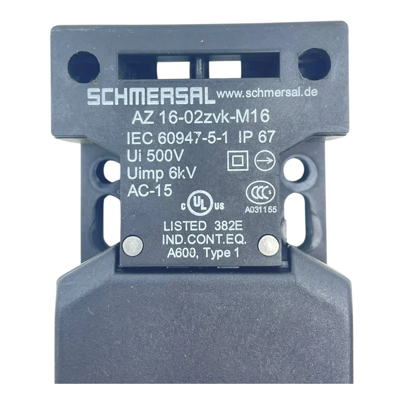Schmersal Sicherheitsschalter Betätiger Az16-02zvk-M16 für die Industrie