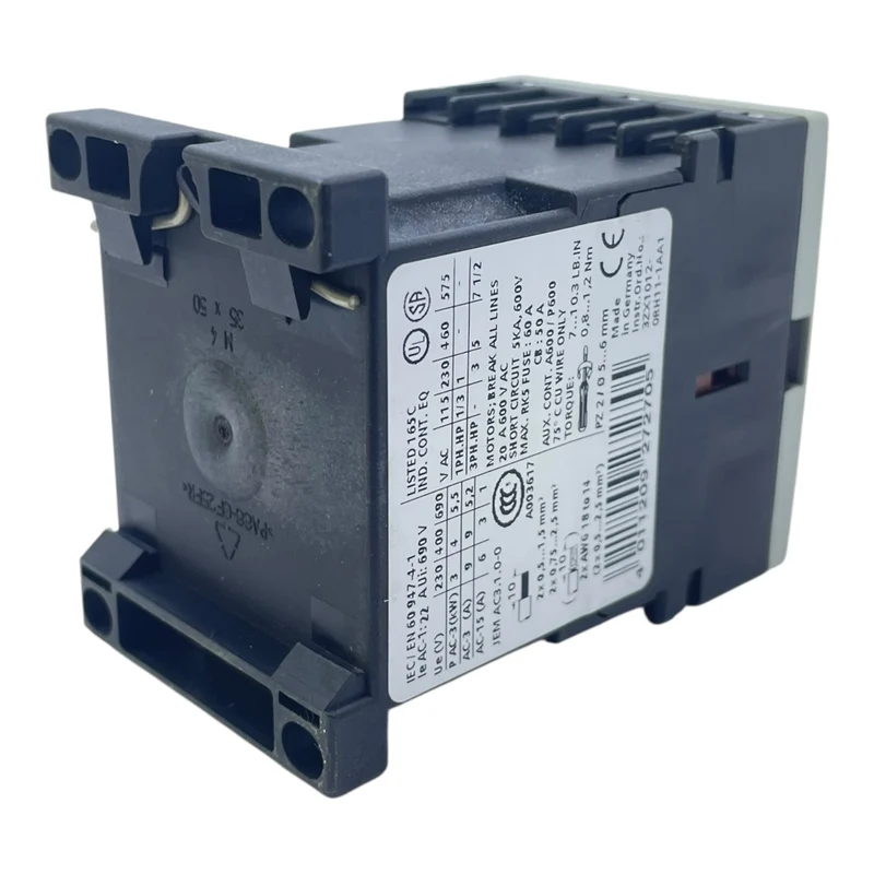 Siemens Leistungsschütz 24V 3RT1016-1BB41 Siemens für die Industrie vorgesehen