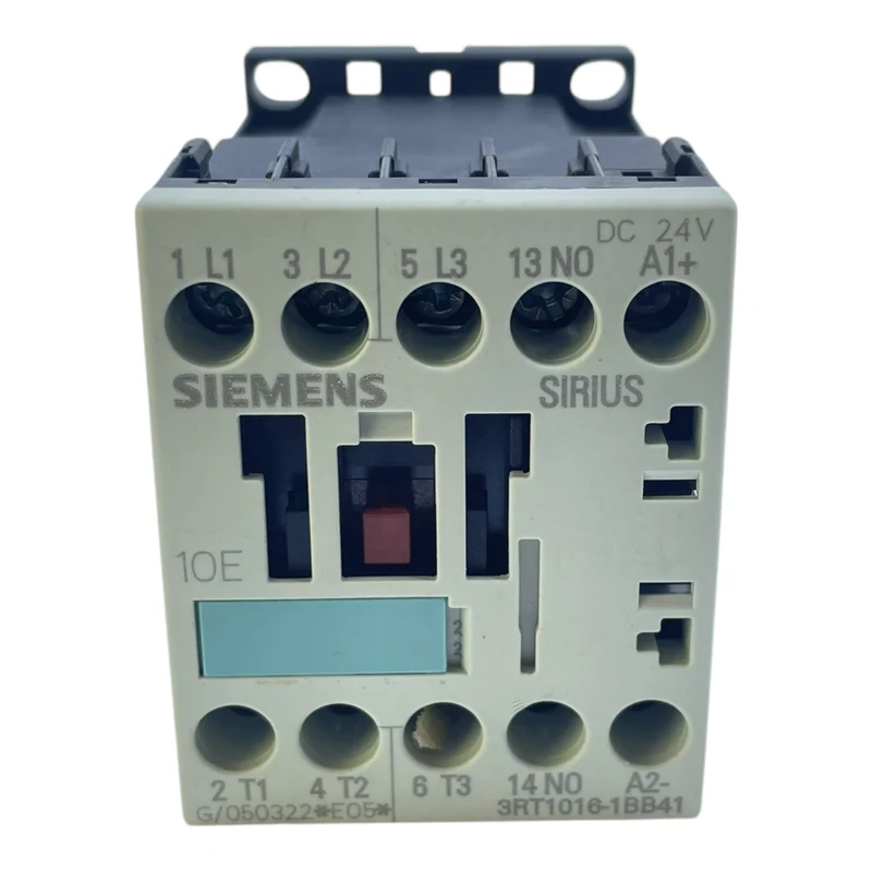 Siemens Leistungsschütz 24V 3RT1016-1BB41 Siemens für die Industrie vorgesehen