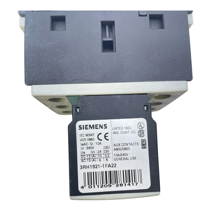 Siemens Leistungsschalter 3RT1024-1B Siemens für die Industrie vorgesehen