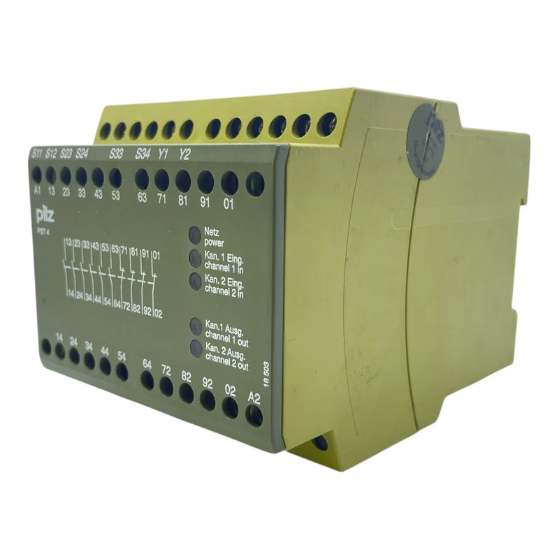 Pilz Sicherheistrelais PST 4 24V 720300 Pilz für die Industrie vorgesehen