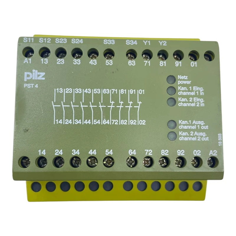 Pilz Sicherheistrelais PST 4 24V 720300 Pilz für die Industrie vorgesehen