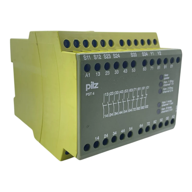 Pilz Sicherheistrelais PST 4 24V 720300 Pilz für die Industrie vorgesehen