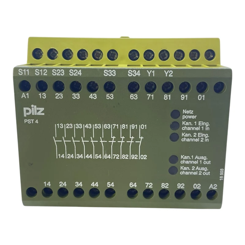 Pilz Sicherheistrelais PST 4 24V 720300 Pilz für die Industrie vorgesehen