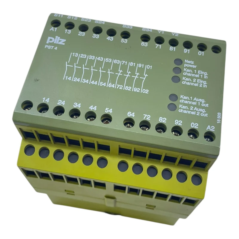 Pilz Sicherheistrelais PST 4 24V 720300 Pilz für die Industrie vorgesehen