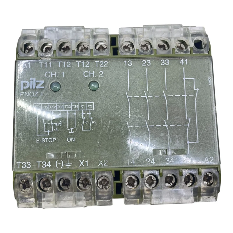 Pilz Sicherheitsrelais 230V PNOZ 1 475650 Pilz für die Industrie vorgesehen