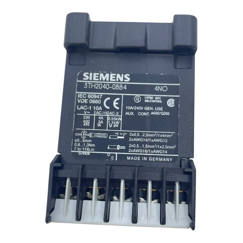 Siemens Schütz 230V 3TH2040-0BB4 Siemens Schütz für den Industriellen Nutzen