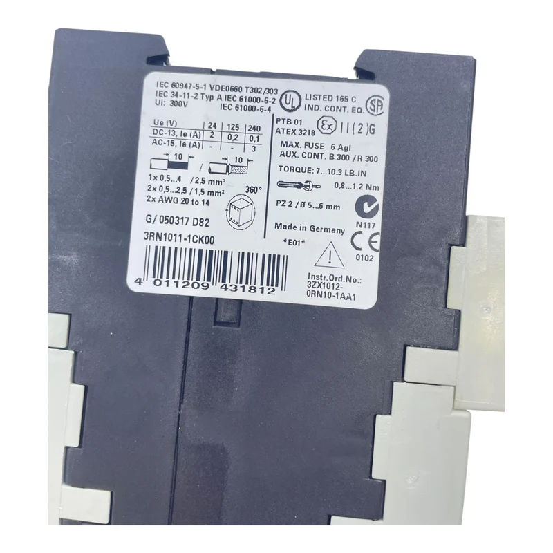 Siemens Motorschutz Thermistor Relais 3RN1011-1CK00 Motorschutz für Industrie