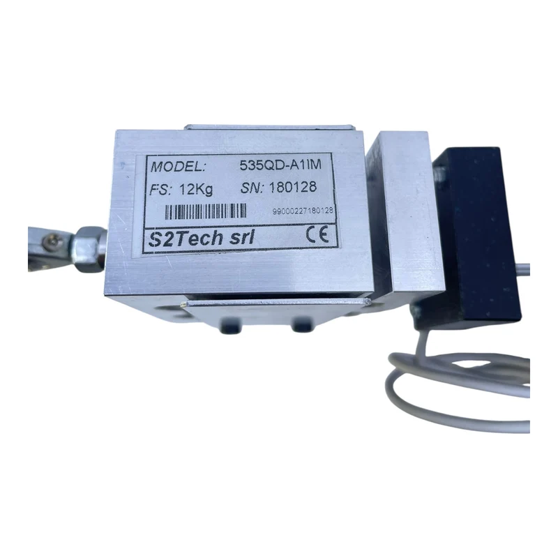 SMC Pneumatikzylinder CDQ2B20-5DCZ mit S2Tech Kraftsensor 535QD-A1M 12kg