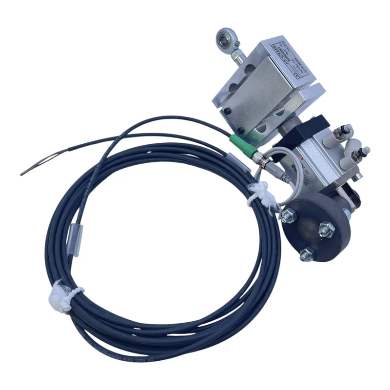 SMC Pneumatikzylinder CDQ2B20-5DCZ mit S2Tech Kraftsensor 535QD-A1M 12kg