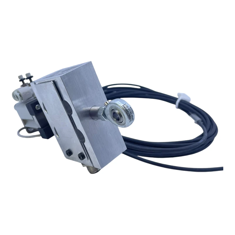 SMC Pneumatikzylinder CDQ2B20-5DCZ mit S2Tech Kraftsensor 535QD-A1M 12kg