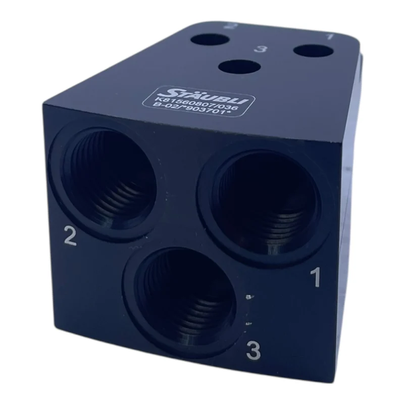 Stäubli K81560807 Anschlussblock Kupplung VE:2stk Anschlussblock Industrie