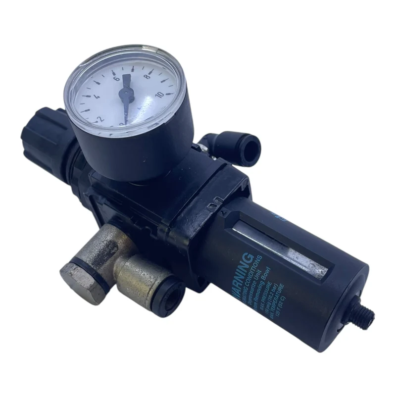 Wilkerson Pneumatik Druckluft Wartungseinheit Filterregler + Manometer 0–8,5bar