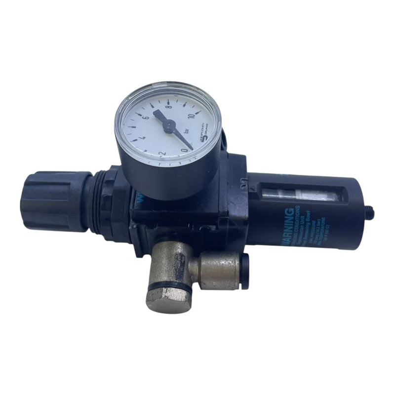 Wilkerson Pneumatik Druckluft Wartungseinheit Filterregler + Manometer 0–8,5bar