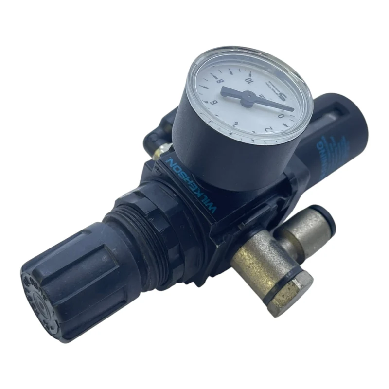 Wilkerson Pneumatik Druckluft Wartungseinheit Filterregler + Manometer 0–8,5bar