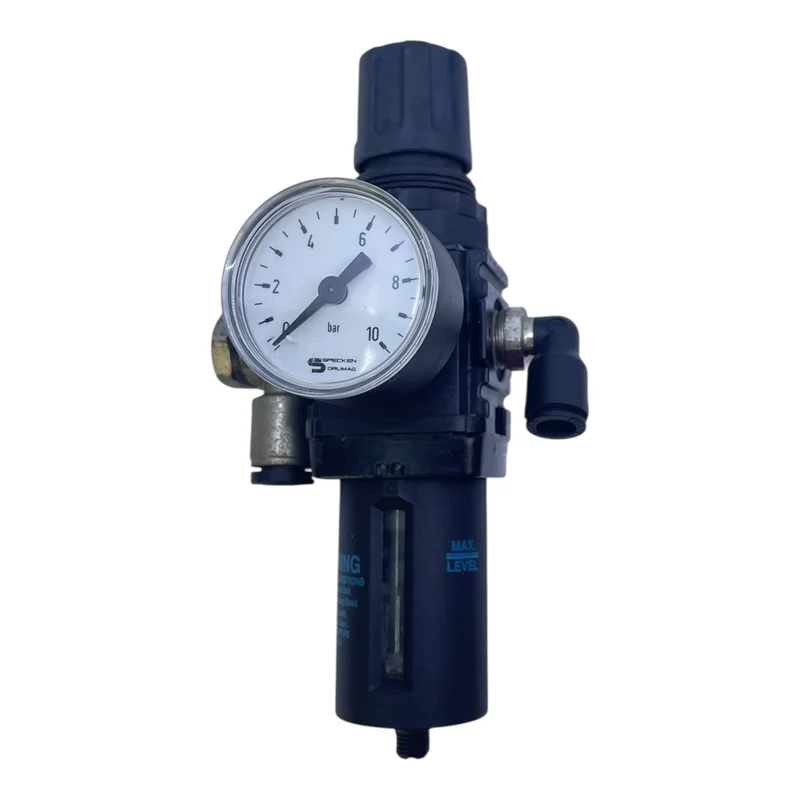 Wilkerson Pneumatik Druckluft Wartungseinheit Filterregler + Manometer 0–8,5bar