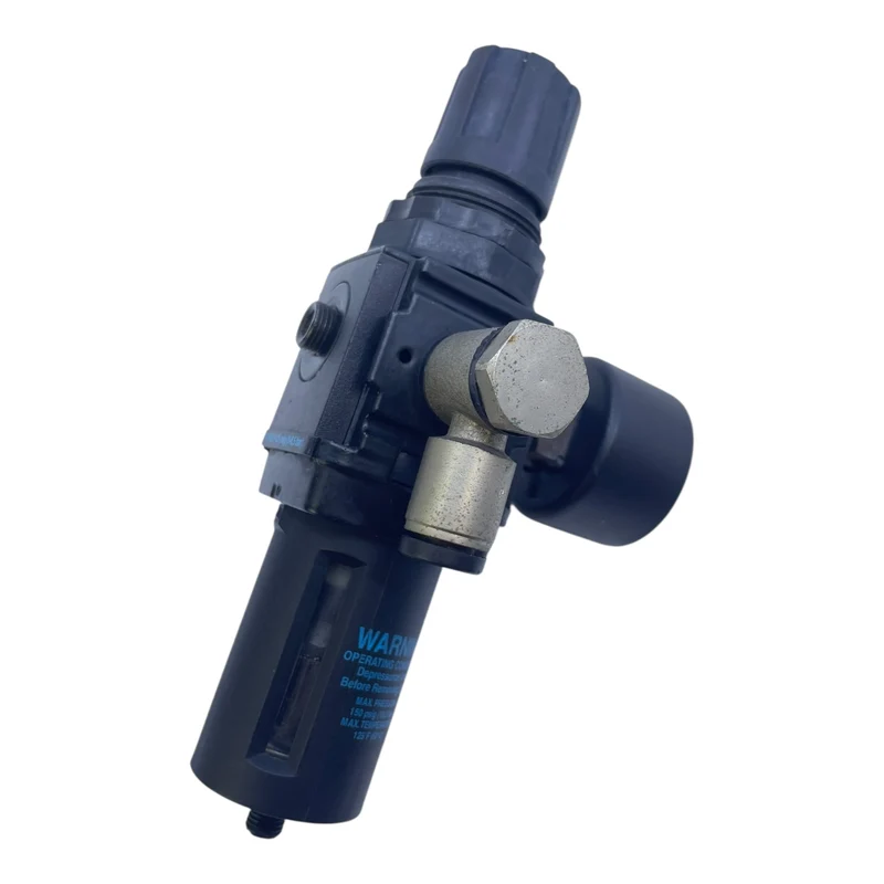 Wilkerson Pneumatik Druckluft Wartungseinheit Filterregler + Manometer 0–8,5bar
