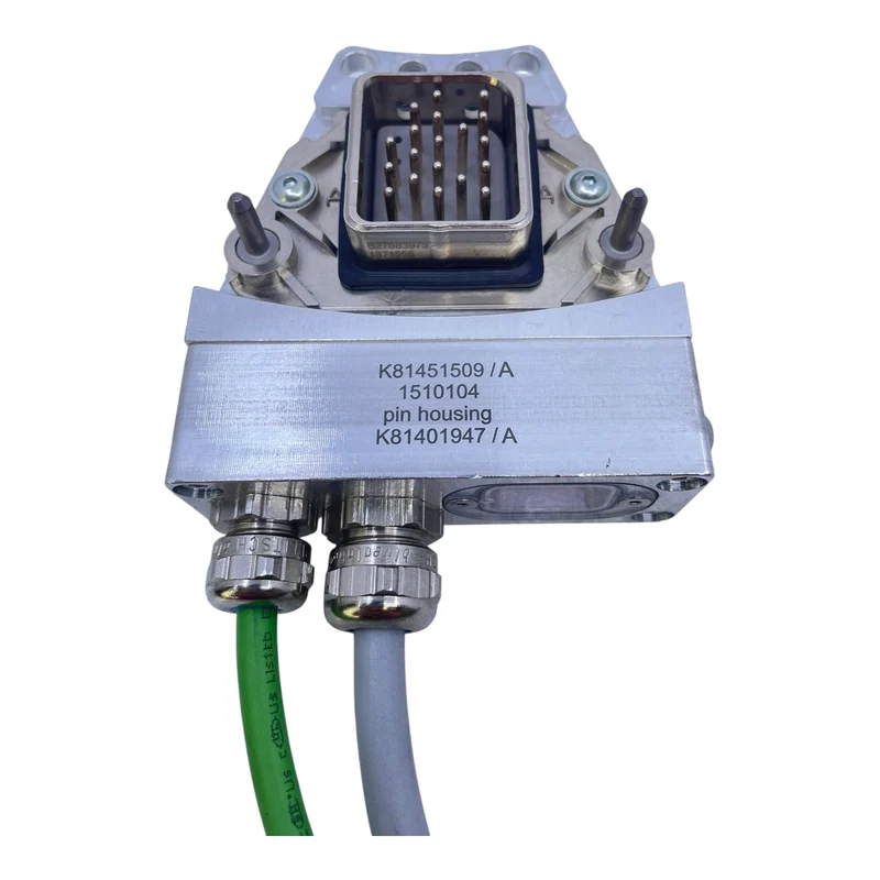 Stäubli Steckverbinder K81451509A-A Pin Housing K81401947/A mit Kabel