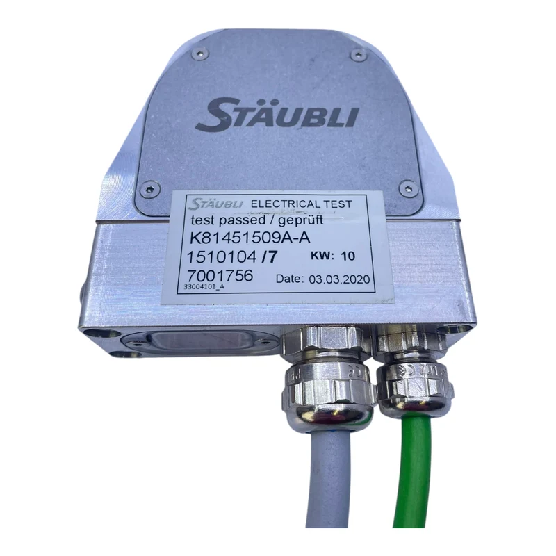 Stäubli Steckverbinder K81451509A-A Pin Housing K81401947/A mit Kabel