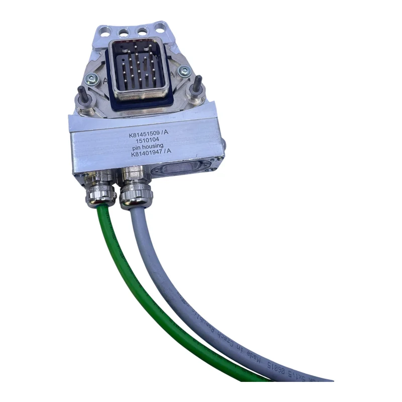 Stäubli Steckverbinder K81451509A-A Pin Housing K81401947/A mit Kabel