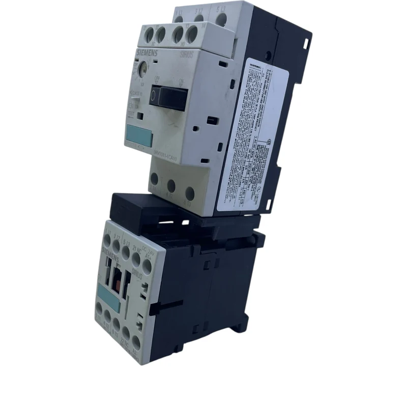 Siemens Sirius Motorschutzschalter 3RV1011-1CA10 + Schütz 3RT1016-1BB42 24V DC