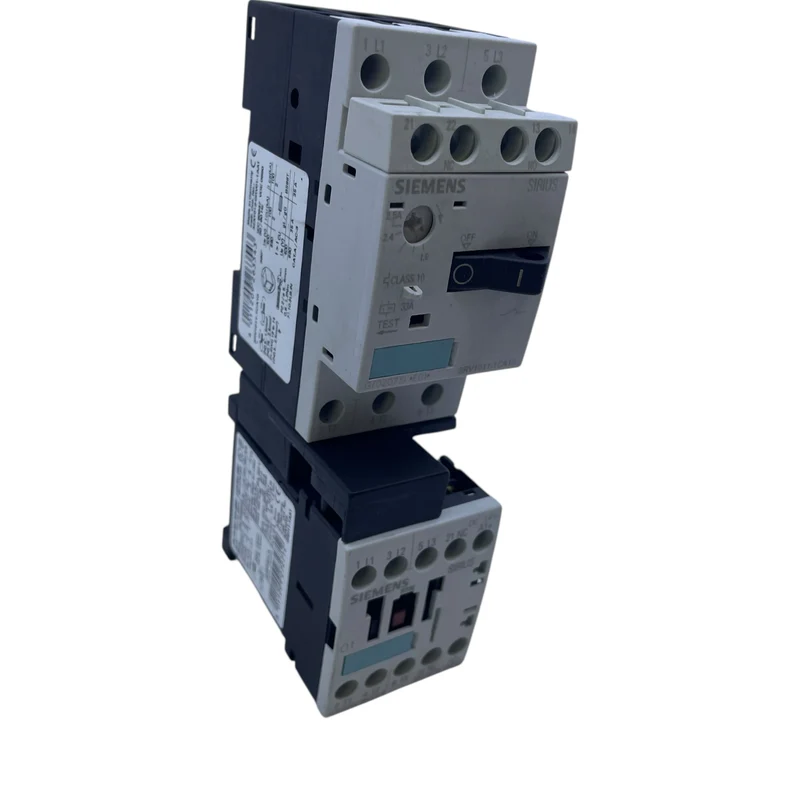 Siemens Sirius Motorschutzschalter 3RV1011-1CA10 + Schütz 3RT1016-1BB42 24V DC