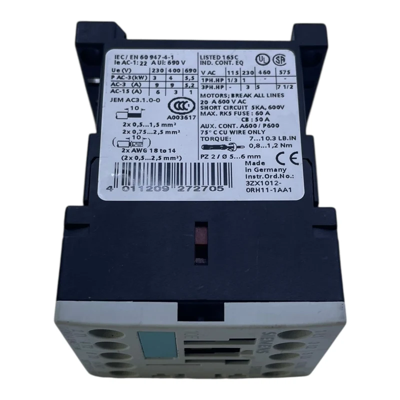 Siemens 3RT1016-1BB41 Leistungsschütz für den industriellen Einsatz Schütz