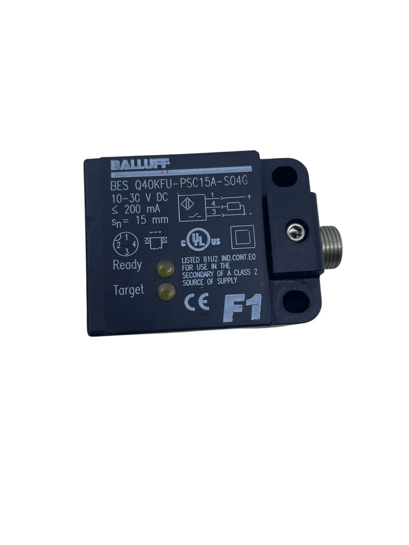 Balluff Induktiver Sensor BES Q40KFU-PSC15A-S04G 10-30V DC Näherungsschalter