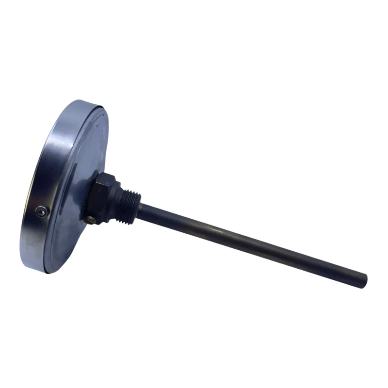 Tecsis 0–100 °C Thermometer Bimetall Ø100mm Fühler L=100mm Gewinde G½B
