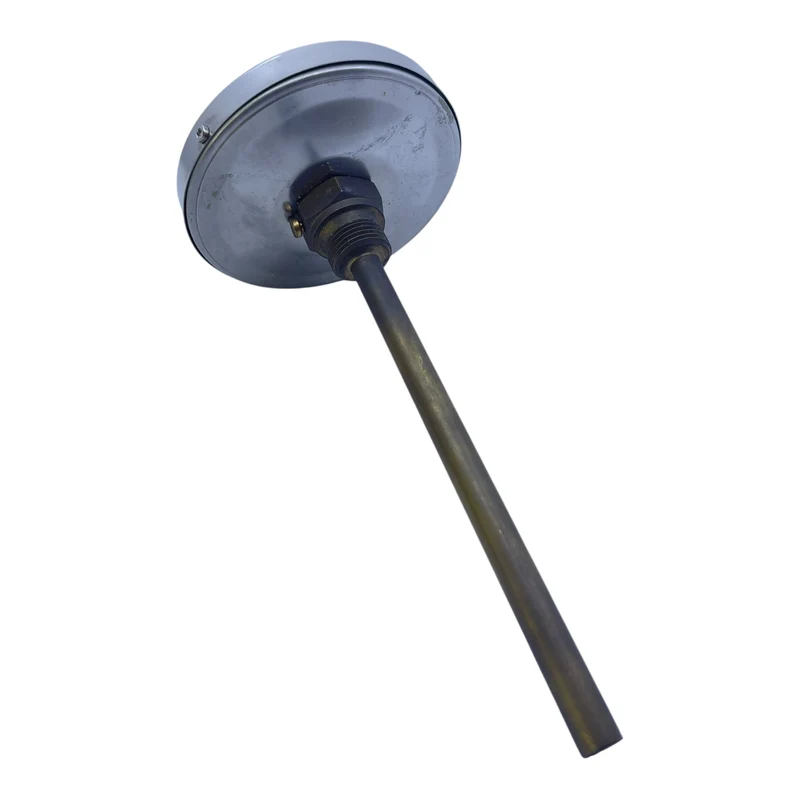 Tecsis 0–100 °C Thermometer Bimetall Ø100mm Fühler L=100mm Gewinde G½B