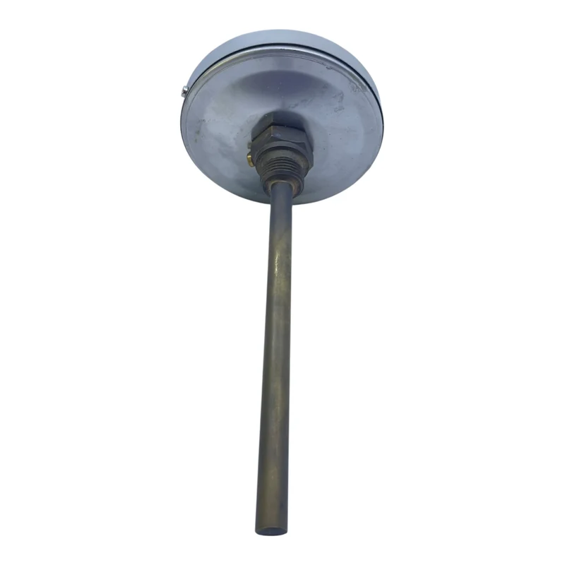 Tecsis 0–100 °C Thermometer Bimetall Ø100mm Fühler L=100mm Gewinde G½B
