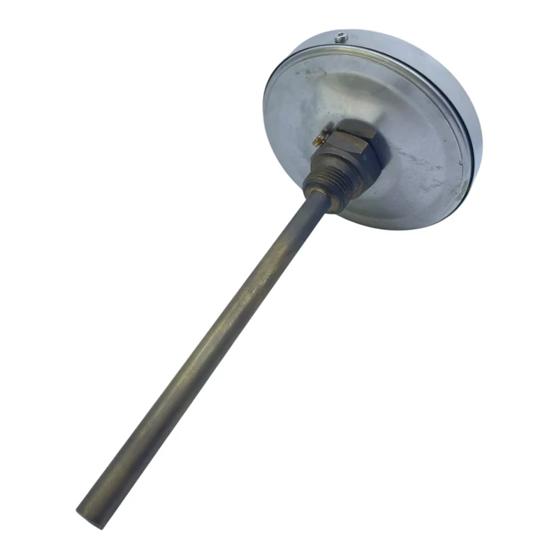 Tecsis 0–100 °C Thermometer Bimetall Ø100mm Fühler L=100mm Gewinde G½B