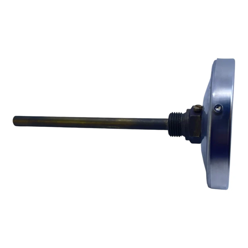 Tecsis 0–100 °C Thermometer Bimetall Ø100mm Fühler L=100mm Gewinde G½B