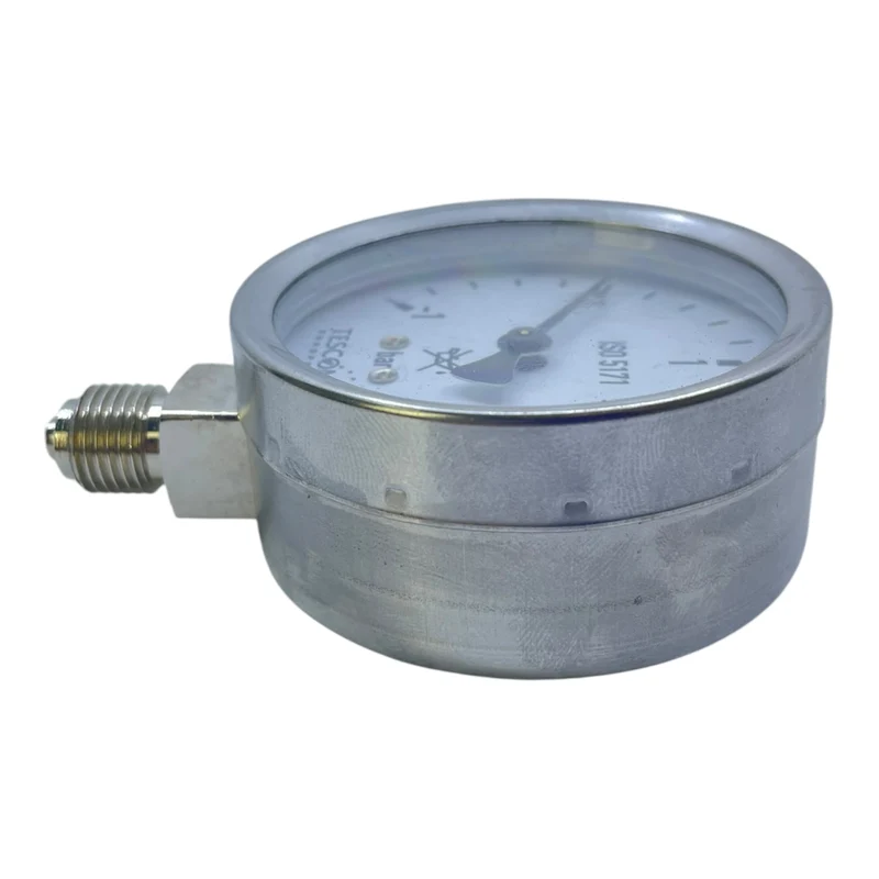 Tescom Manometer ISO 5171 Druckanzeige 0–3 bar Edelstahl KL1.6