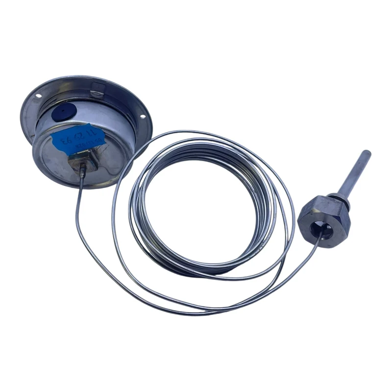 Tecsis Bimetall Thermometer 0–100°C mit Kapillarrohr und Tauchhülse