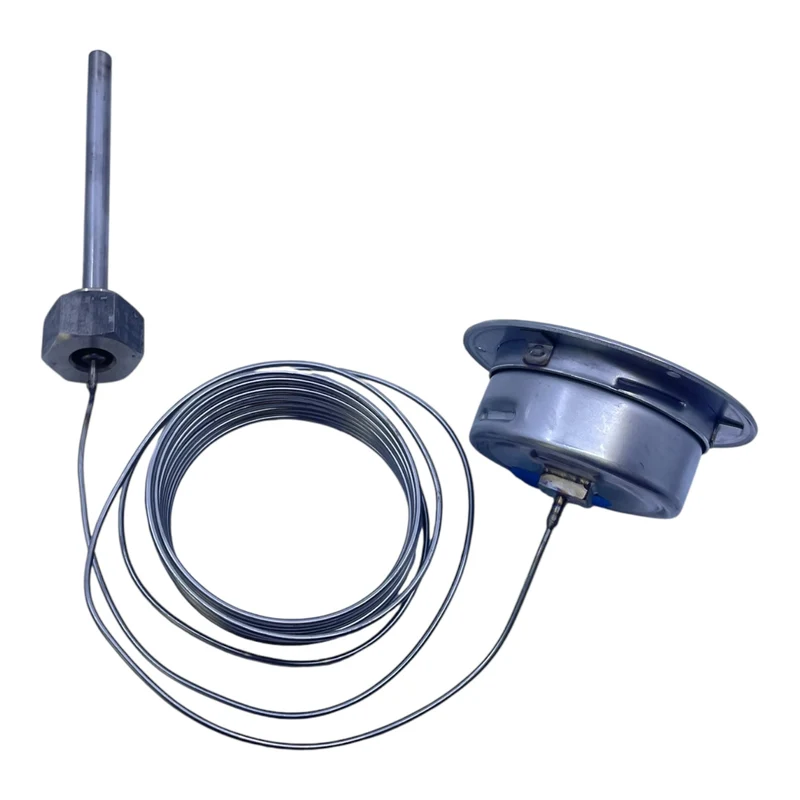 Tecsis Bimetall Thermometer 0–100°C mit Kapillarrohr und Tauchhülse