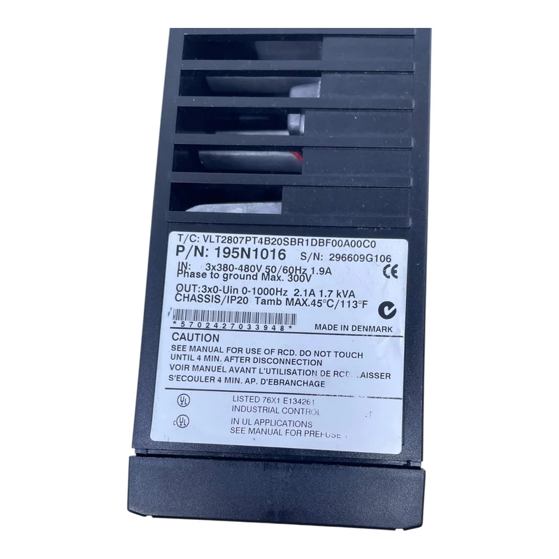 Danfoss Frequenzumrichter 1,7kVA VLT 2800 195N1016 380–480 V für Industrie