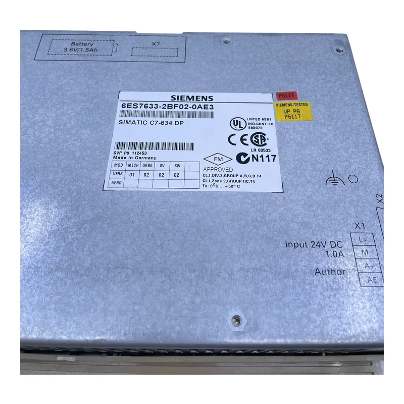 Siemens Bediengerät SPS Steuerung SIMATIC C7-633 6ES7633-2BF02-0AE3