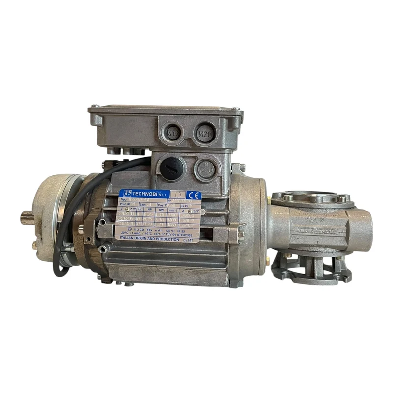 Technobit Elektromotor 0,18kW DF63B/4-CA 230/400V 50Hz IP55 mit Bremse