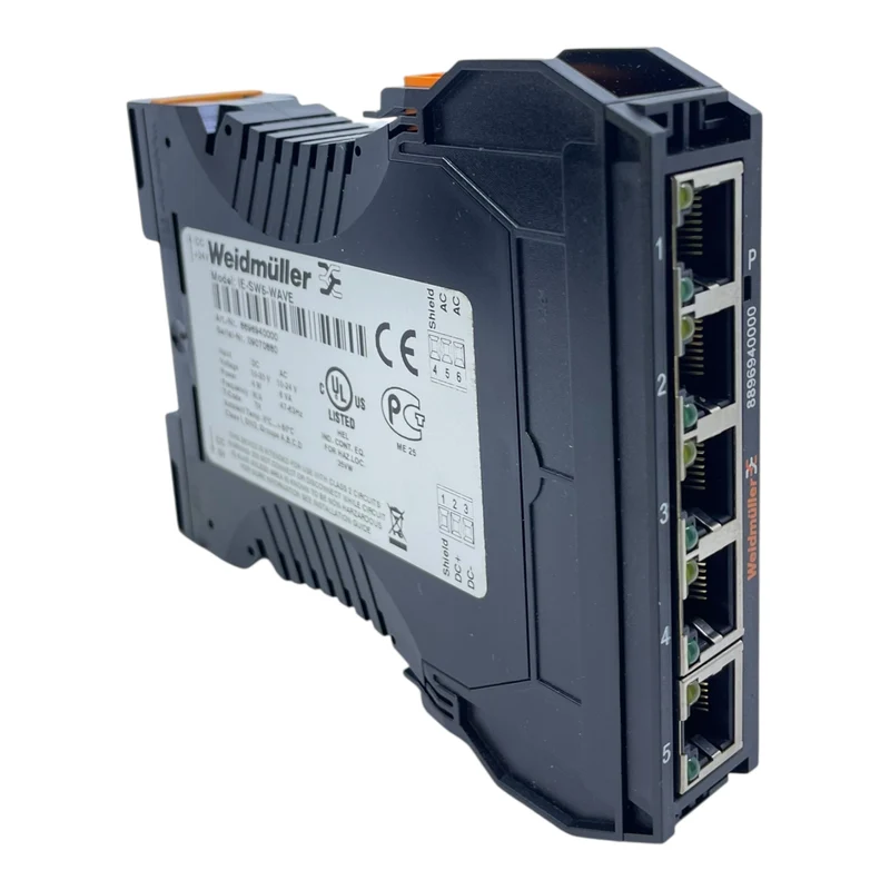 Weidmüller Ethernet Switch 5-Por tIE-SW5-WAVE 8896940000 für die Industrie