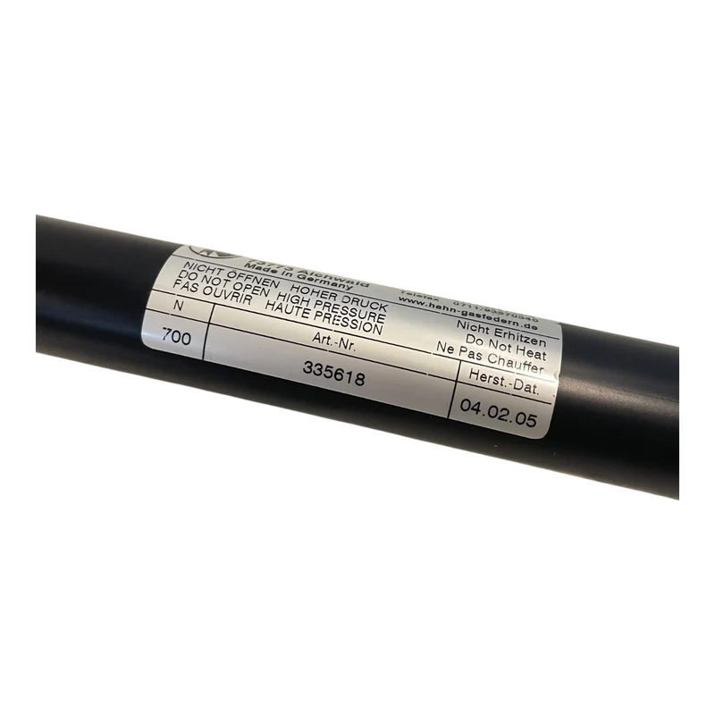 HAHN Gasfeder 700N 335618 Gasdruckfeder Hochdruck für die Industrielle Nutzung