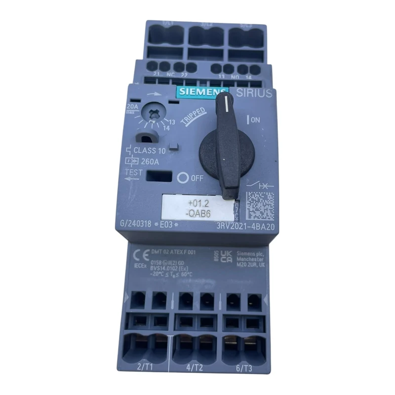 Siemens Motorschutzschalter SIRIUS 3RV2021-4BA20 20A 11kW 690V