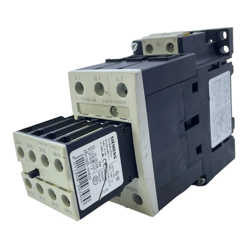Siemens Schütz 32A 3RT1034-1AL24 mit Hilfsschalter 3RH1921-1HA22 690V