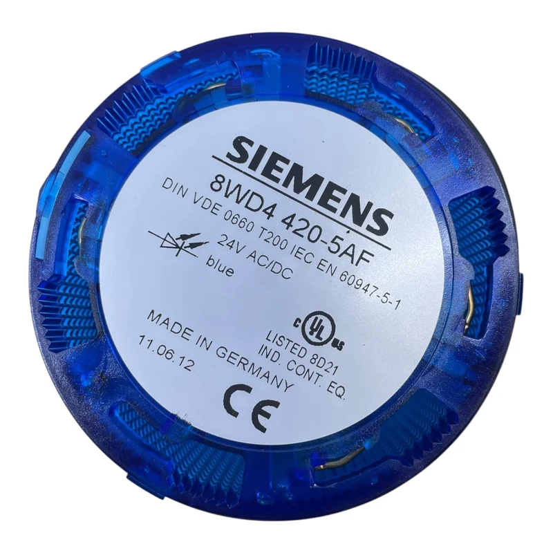 Siemens Signal-Leuchte blau 24V AC/DC 8WD4 420-5AF / 8WD4 408-0AD
