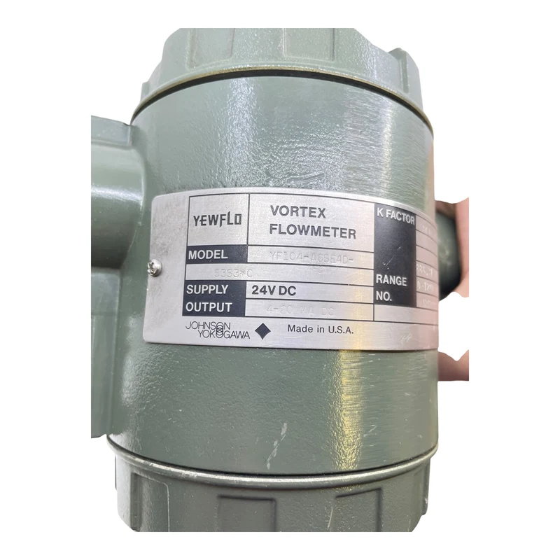 Yokogawa Yewflo Vortex Durchflussmesser YF104-AG854D 24V DC 4–20mA