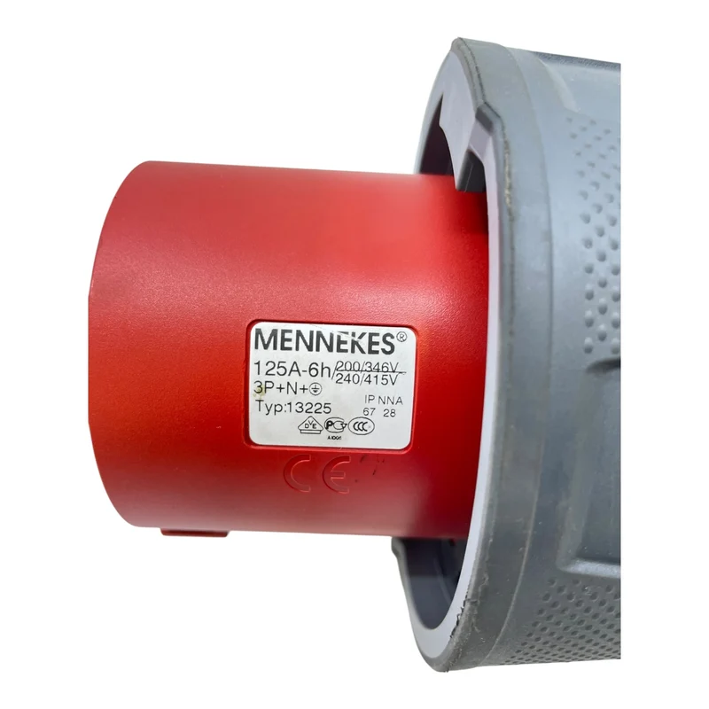 Mennekes CEE Stecker 125A 5-polig 240/415V Typ 13225 PowerTOP Xtra
