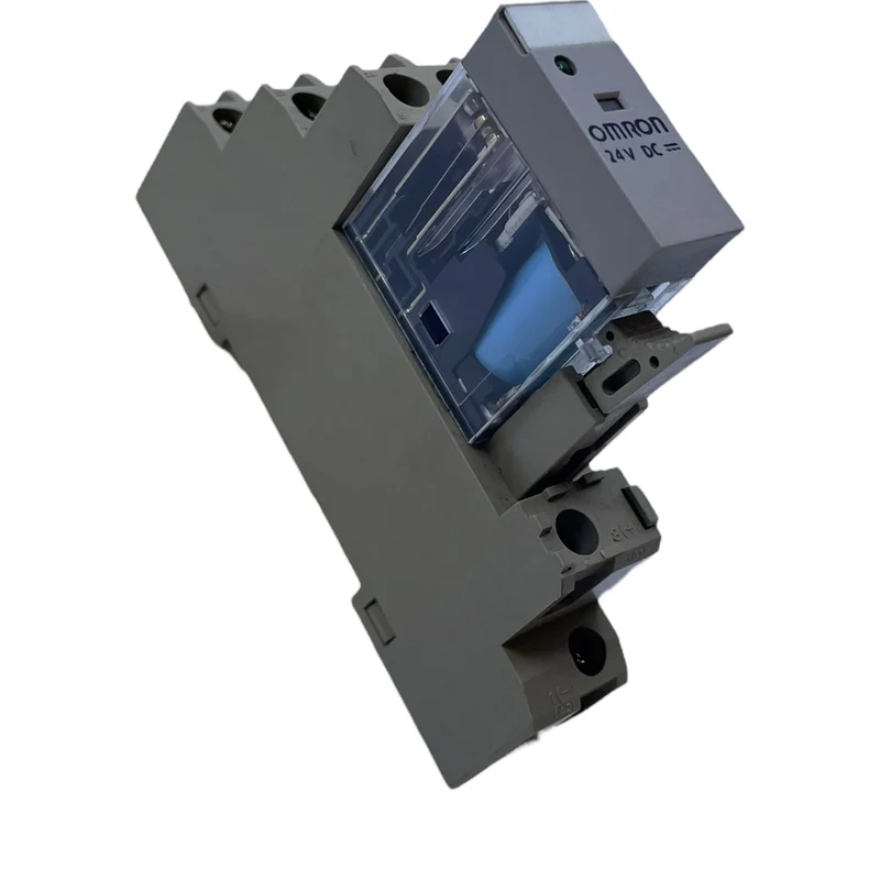 Omron Relais G2R-2-SN 24V DC mit Sockel DIN-Schiene 5A 250V