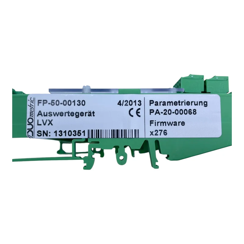 Duometric FP-50-00130 LVX Auswertegerät 24VDC Parametrierung PA-20-00068
